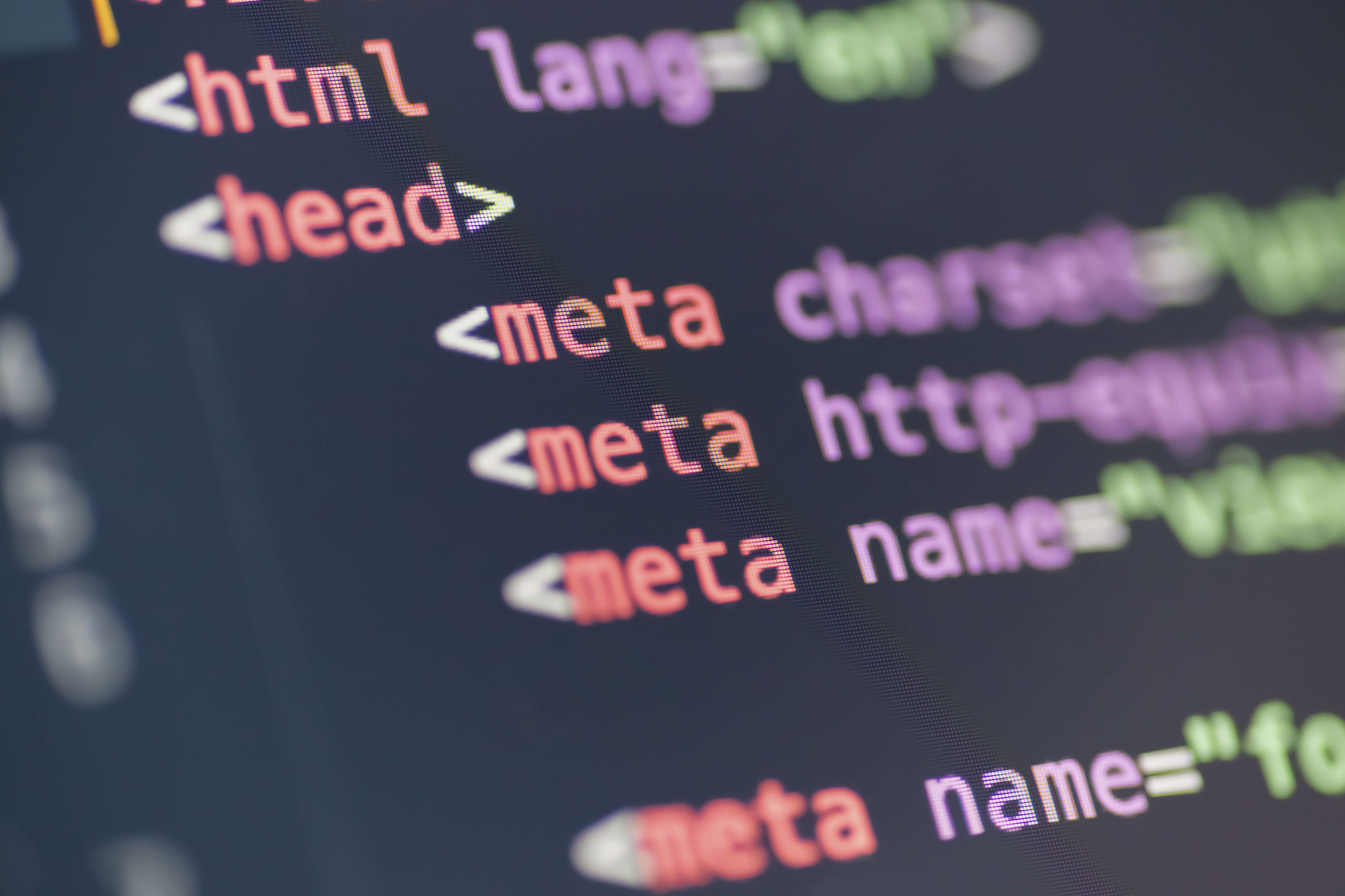 Web development meta title - on-page SEO