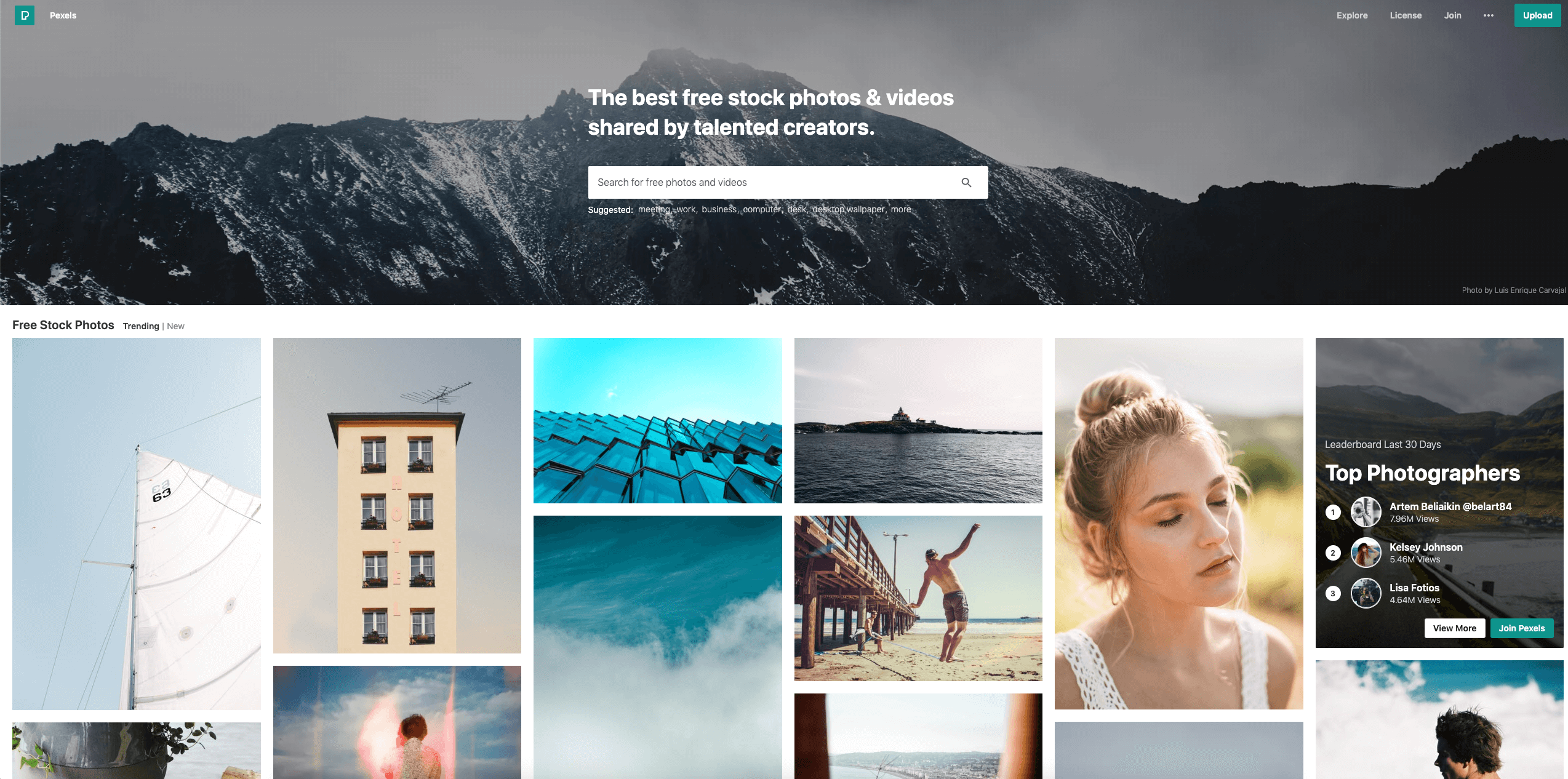 Pexels - one of the best stock image websites